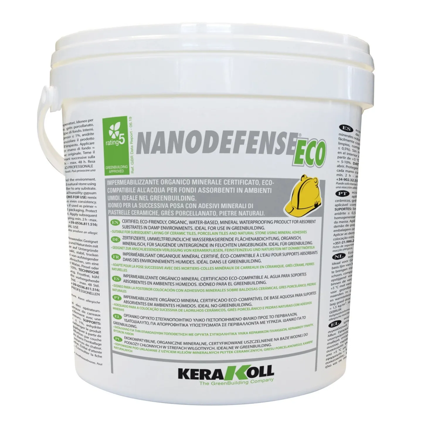 Impermealizzante organico Kerakoll Nanodefense Eco 5 kg