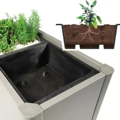 Inserto in plastica per fioriera Belvedere Biohort 2 pz