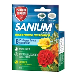 Insetticida sistemico per afidi e cocciniglia Sanium SL 25 PFnPO 5 ml