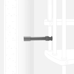 Irrigidimento colonna-parete grigio antracite