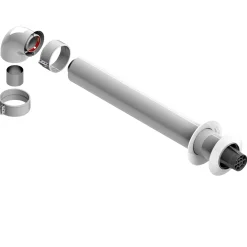 Kit fumi coassiale orizzontale 4 pezzi