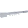 Kit F-Style con bastone tenda telescopico 122 - 215 cm bianco