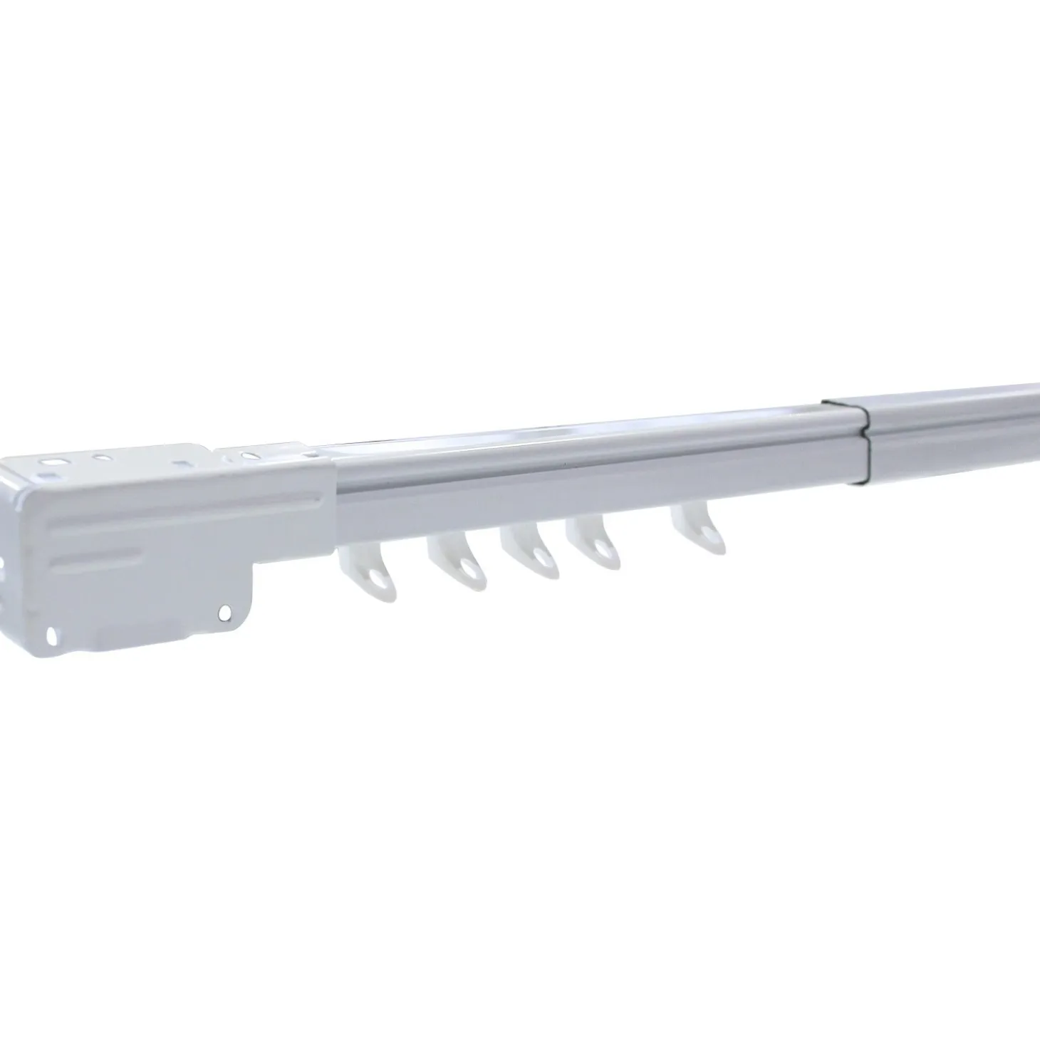 Kit F-Style con bastone tenda telescopico 122 - 215 cm bianco