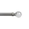 Kit riloga per tende effetto luce Ø 20-17 mm L 120-210 cm nichel