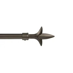 Kit riloga per tende giglio Ø 20-17 mm L 160-300 cm bronzo