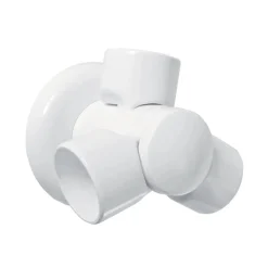 Kit snodo multifuzionale in ABS bianco