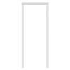 Kit telaio porta in PVC bianco pastello