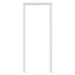 Kit telaio porta in PVC bianco pastello