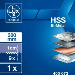 Lama per sega bimetallica LUX-TOOLS Comfort 300 mm 24 denti
