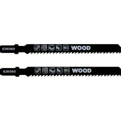 Lama per seghetto alternativo, legno, fine 1,1-1,3 mm 2 pz
