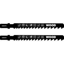 Lama per seghetto alternativo, legno, medio 1,1-1,3 mm 2 pz