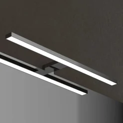 Lampada LED 50 cm 7 W cromo