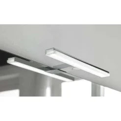 Lampada Led per specchio bagno Pandora Cromo 300x32x112 mm