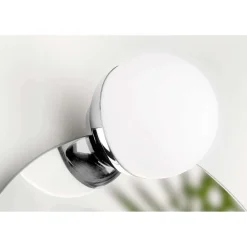 Lampada Led per specchio bagno Scarlett Cromo 90x90x93 mm