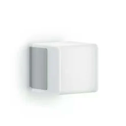 Lampada LED con rilevatore L 835 SC 13x11x11 cm argento