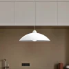 Lampadario a sospensione Flash E27 in metallo bianco Ø 30 cm