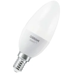 Lampadina a candela LED Osram E14B40 RGBW 4,9 W 470 lm 11,5x3,9 cm