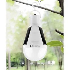 Lampadina LED a ricarica solare ed elettrica 12 W 700 lm