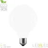 Lampadina LED filamento sfera milky Ledbyled E27 11W 1440 lumens