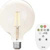 Lampadina LED G125 iDual Smart Home a filamento con telecomando trasparente