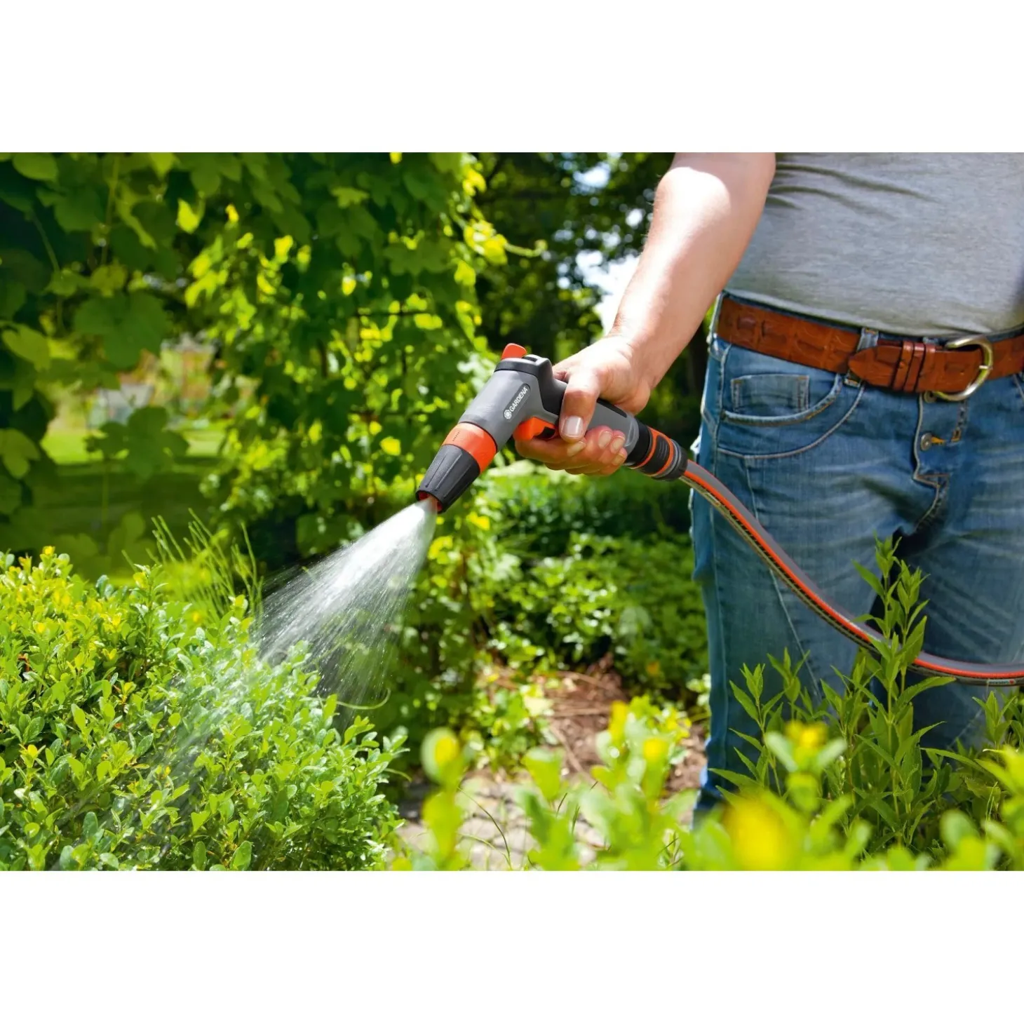 Lancia a impulsi Gardena Classic per irrigazione e pulizia getto regolabile