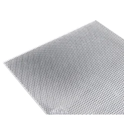 Lastra in vetro sintetico goffrato Microprisma Poliver 100x200cm sp 2,5 mm trasp