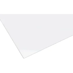 Lastra in vetro sintetico liscio Poliver 100x100 cm sp 5 mm trasparente