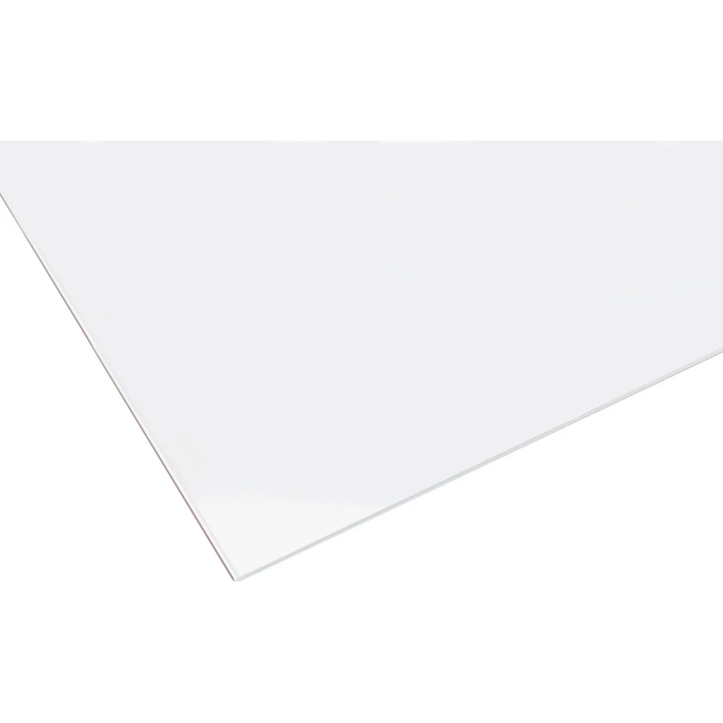 Lastra in vetro sintetico Poliver trasparente 250x500 sp 2 mm