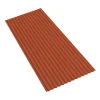 Lastra termoplastica Brico Onda 111,5x200 cm sp 18 mm terracotta