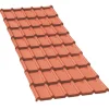 Lastra termoplastica tegola 107x208 cm sp 2.5 mm terracotta