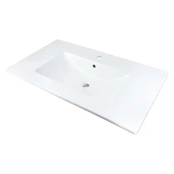 Lavabo da incasso Bauta Idrostile foro rubinetto beige