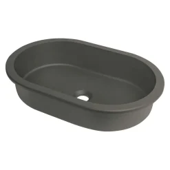 Lavabo da incasso granito Limonar Idrostile 390x145 mm Antracite metallizzato