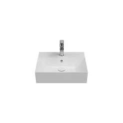 Lavabo d`appoggio in ceramica BOX 50 L 50 x P 42 x H 15 cm bianco