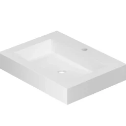 Lavabo sospeso Bristol in ceramica 60x45 cm bianco