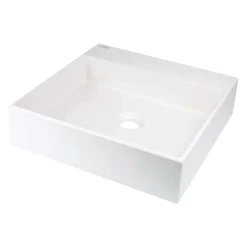 Lavabo appoggio granito Puerto Padre Idrostile foro rub 400x400 mm alabastro