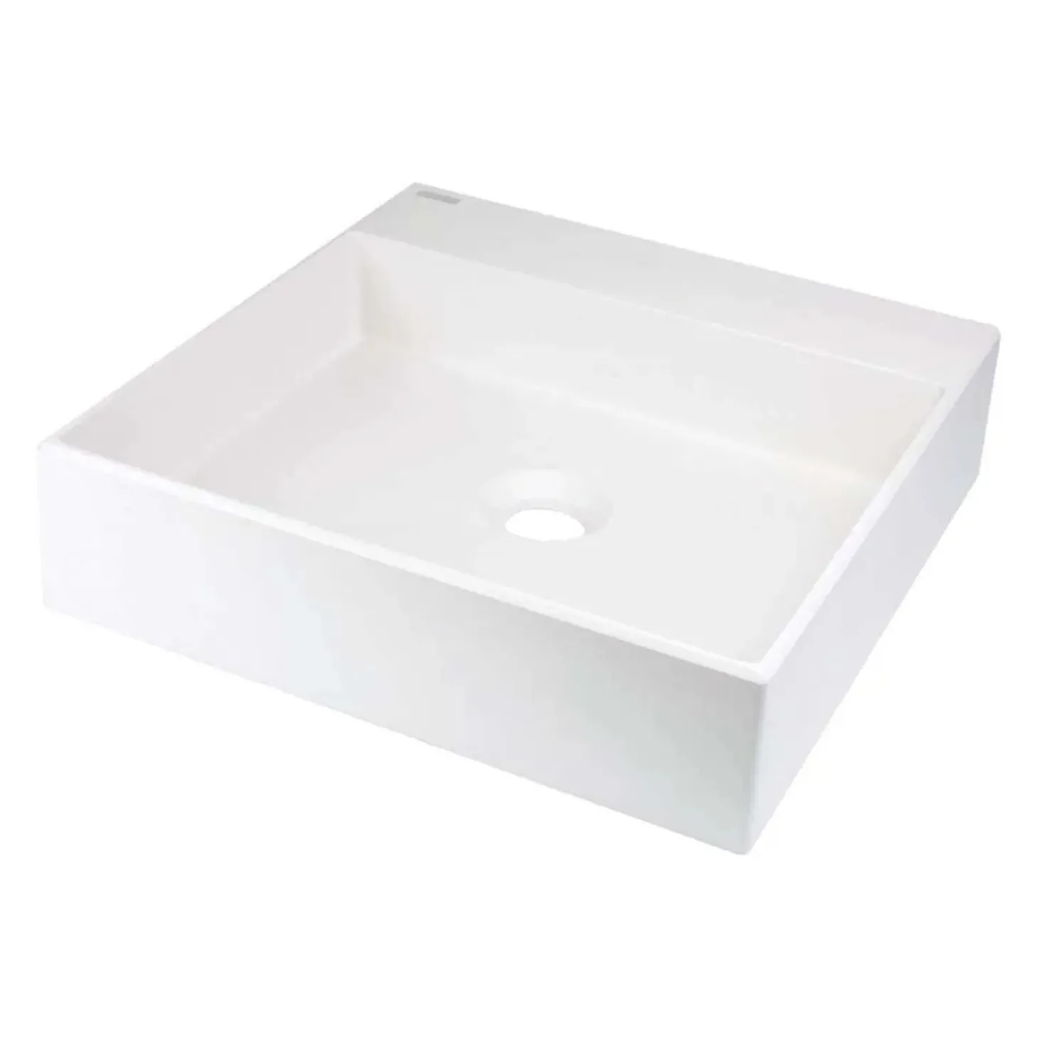 Lavabo appoggio granito Puerto Padre Idrostile foro rub 400x400 mm alabastro
