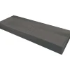 Lavabo appoggio rett Placetas Idrostile copripiletta 400x120 mmantracite met