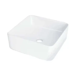 Lavabo da appoggio ceramica Segundo Frente Idrostile 345x120 mm Bianco