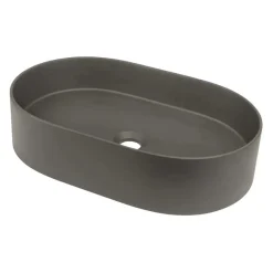 Lavabo da appoggio granito Limonar Idrostile 350x125 mm Antracite metallizzato