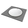 Lavabo da incasso ceramica Batabanó Idrostile 330x191 mm Bianco