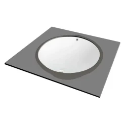 Lavabo da incasso ceramica Batabanó Idrostile 330x191 mm Bianco