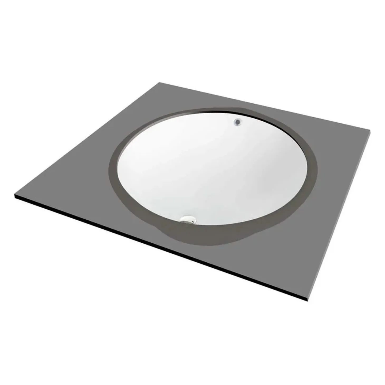 Lavabo da incasso ceramica Batabanó Idrostile 330x191 mm Bianco