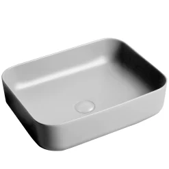 Lavabo d`appoggio Nature grigio 500x400x135 mm