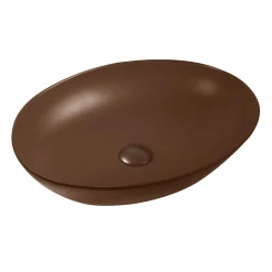 Lavabo d`appoggio Nature marrone 600x400x150 mm