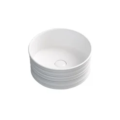 Lavabo d`appoggio Nordic bianco opaco 400x400x180 mm