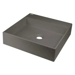 Lavabo granito Puerto Padre Idrostile foro rub antisett 400x400mm Antr met