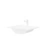 Lavabo in ceramica Slim 60 cm bianco