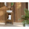 Lavabo in resina bianco Pop dm 38 cm h 15 cm