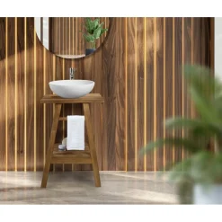 Lavabo in resina bianco Pop dm 38 cm h 15 cm