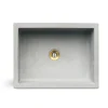 Lavandino da esterno Stoccarda in cemento grigio 45x35x16 cm